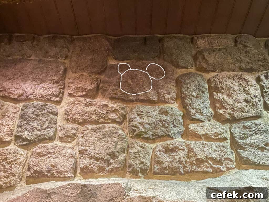 Boulder Ridge Hidden Mickey number 3.