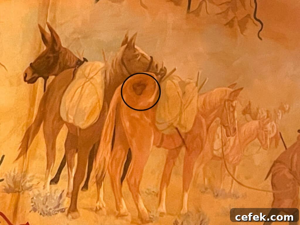 Wilderness Lodge Hidden Mickey number 4.