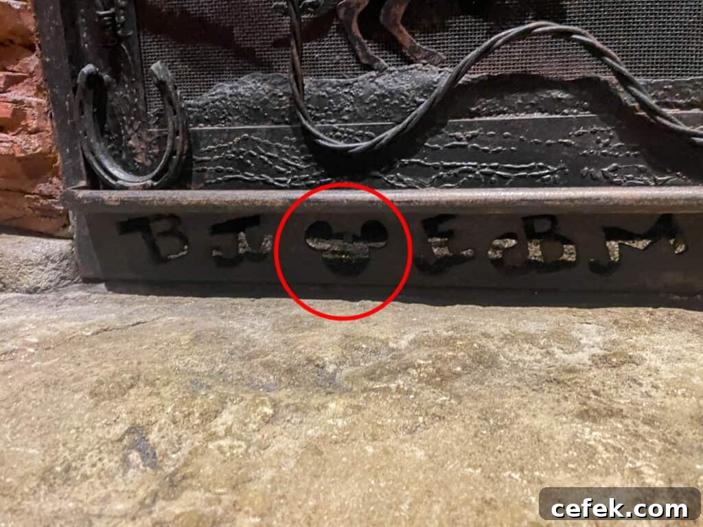 Wilderness Lodge Hidden Mickey number 6.
