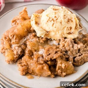 Apple Spice Dump Cake