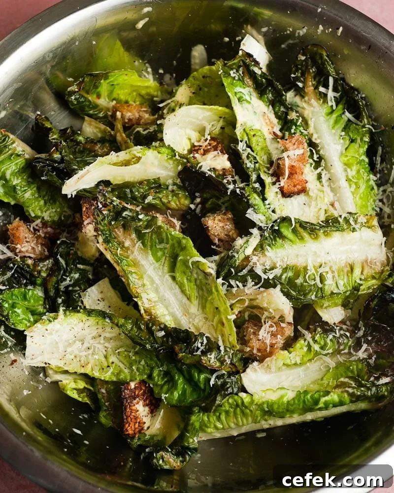 Grilled Little Gem Caesar Salad