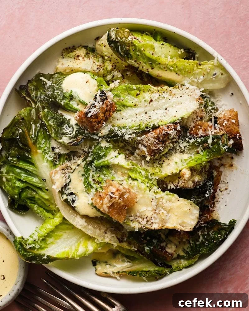 Grilled Little Gem Caesar Salad