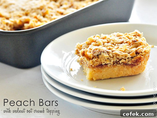 Peach Bars from addapinch.com