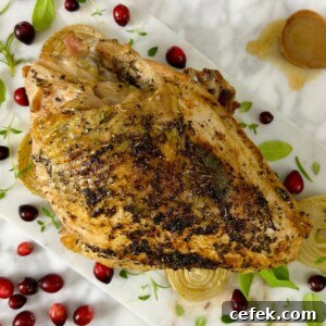 Oven Roasted Brined Turkey Breast Recipe