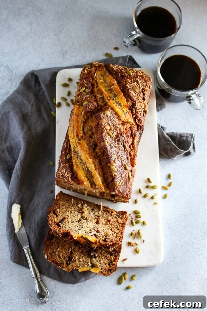 Nutty Plantain Bread