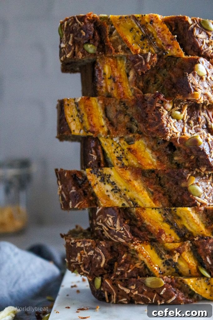 Nutty Plantain Bread