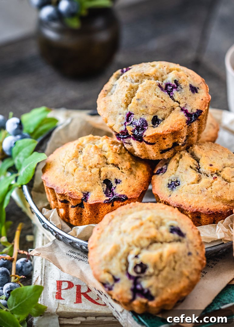 Gluten-Free Banana Blueberry Muffins