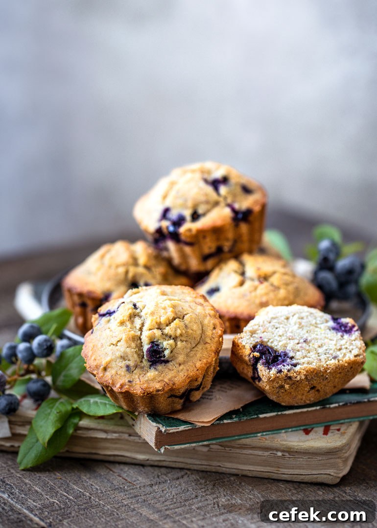 Gluten-Free Banana Blueberry Muffins