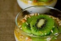 Creamy Kiwi Sago Pudding Recipe with Coconut Milk