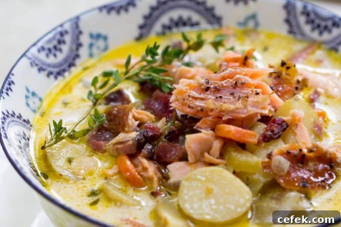 Smoked Salmon Chowder