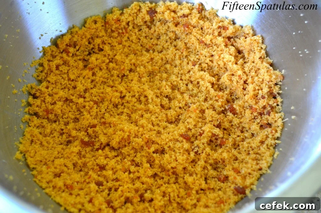 How to Make Brown Sugar - Keep Mixing Molasses into White Sugar until Brown