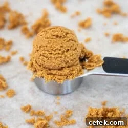 Brown Sugar in a measuring cup