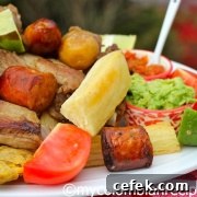 Fritanga o Picada Colombiana ( Fried Food Platter)