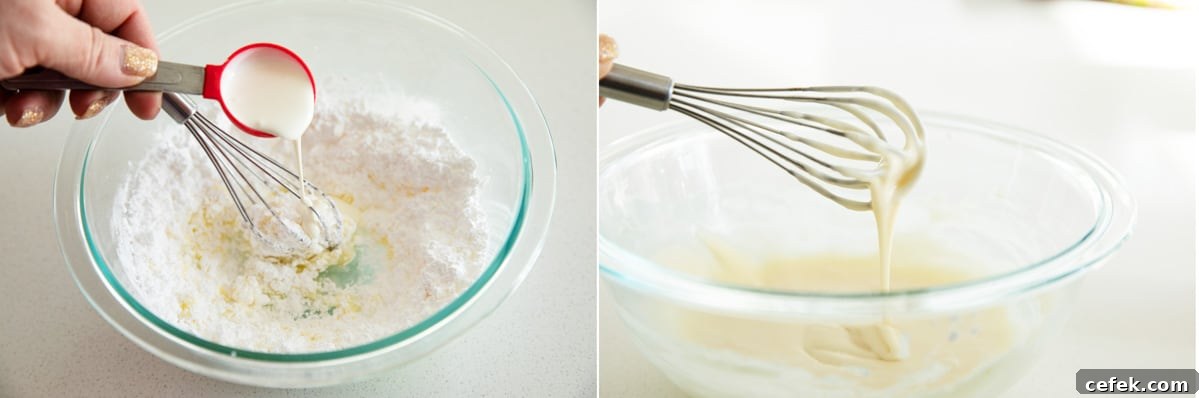 Making Icing for Birthday Pancakes