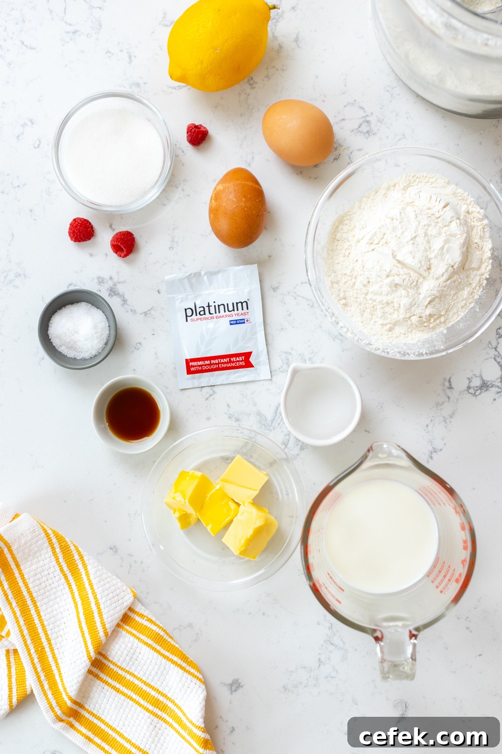 Ingredients for Braid Bread