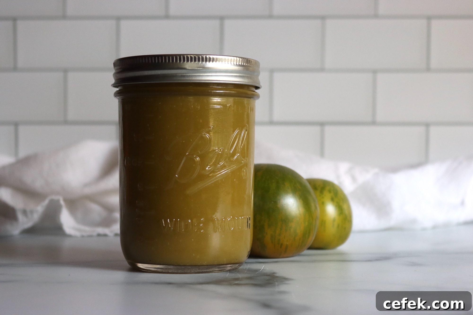 Green Zebra Tomato Soup