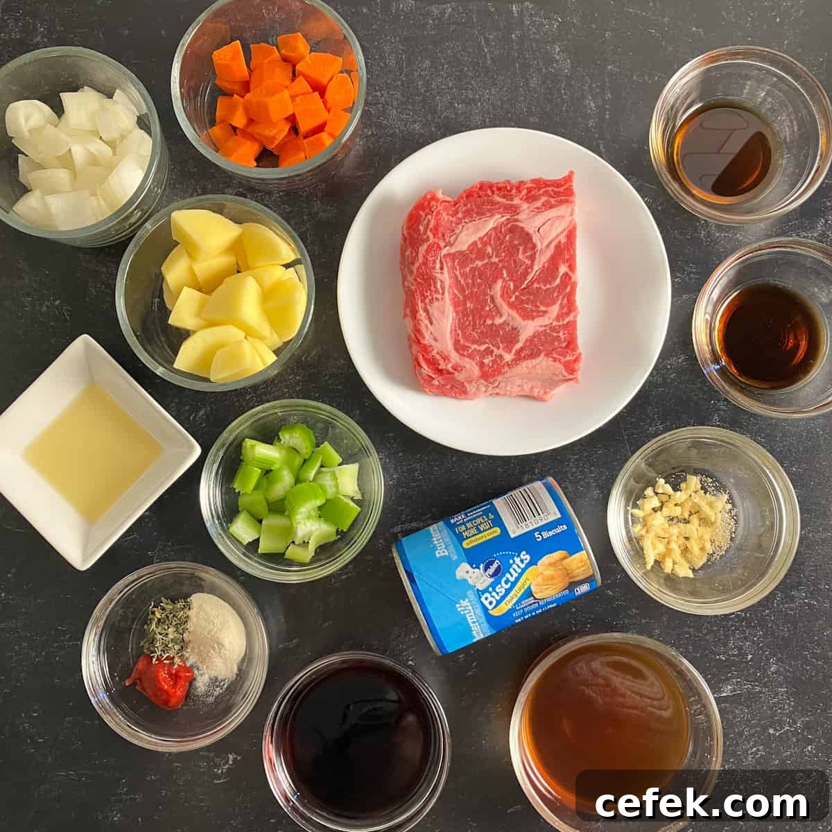 air fryer stew ingredients