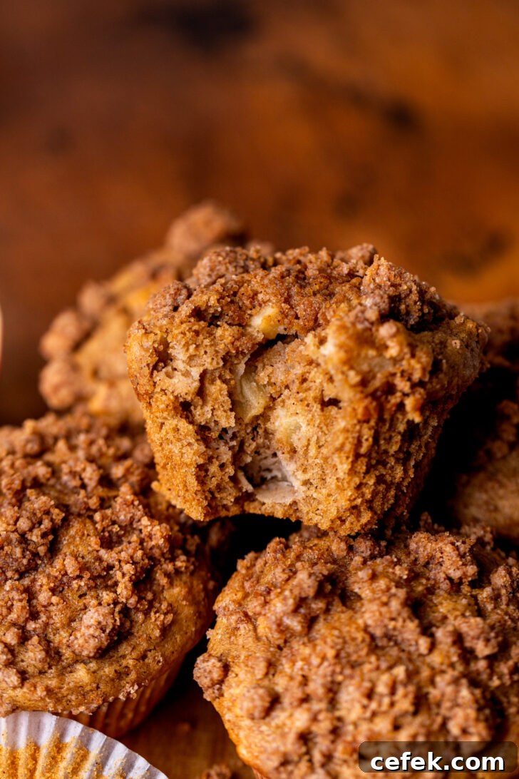 Muffins on top of each other.