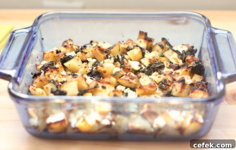 Potato Goat Cheese Bake