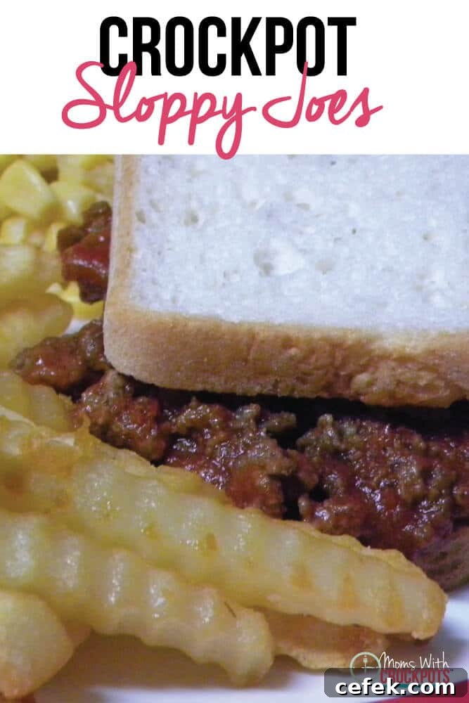 Super easy, super simple, Crockpot Sloppy Joes Recipe!