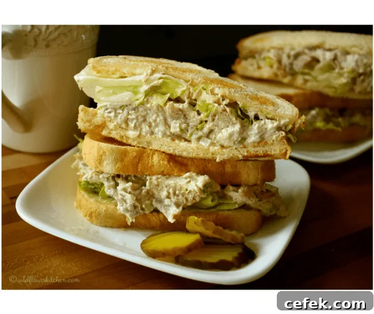 Easy Creamy Chicken Salad Sandwiches for Two