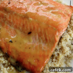 honey dijon glazed salmon