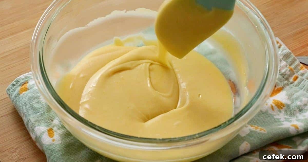 the complete batter to make lemon madeleines