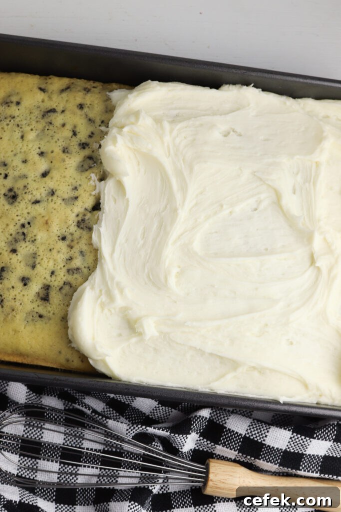 cake in pan