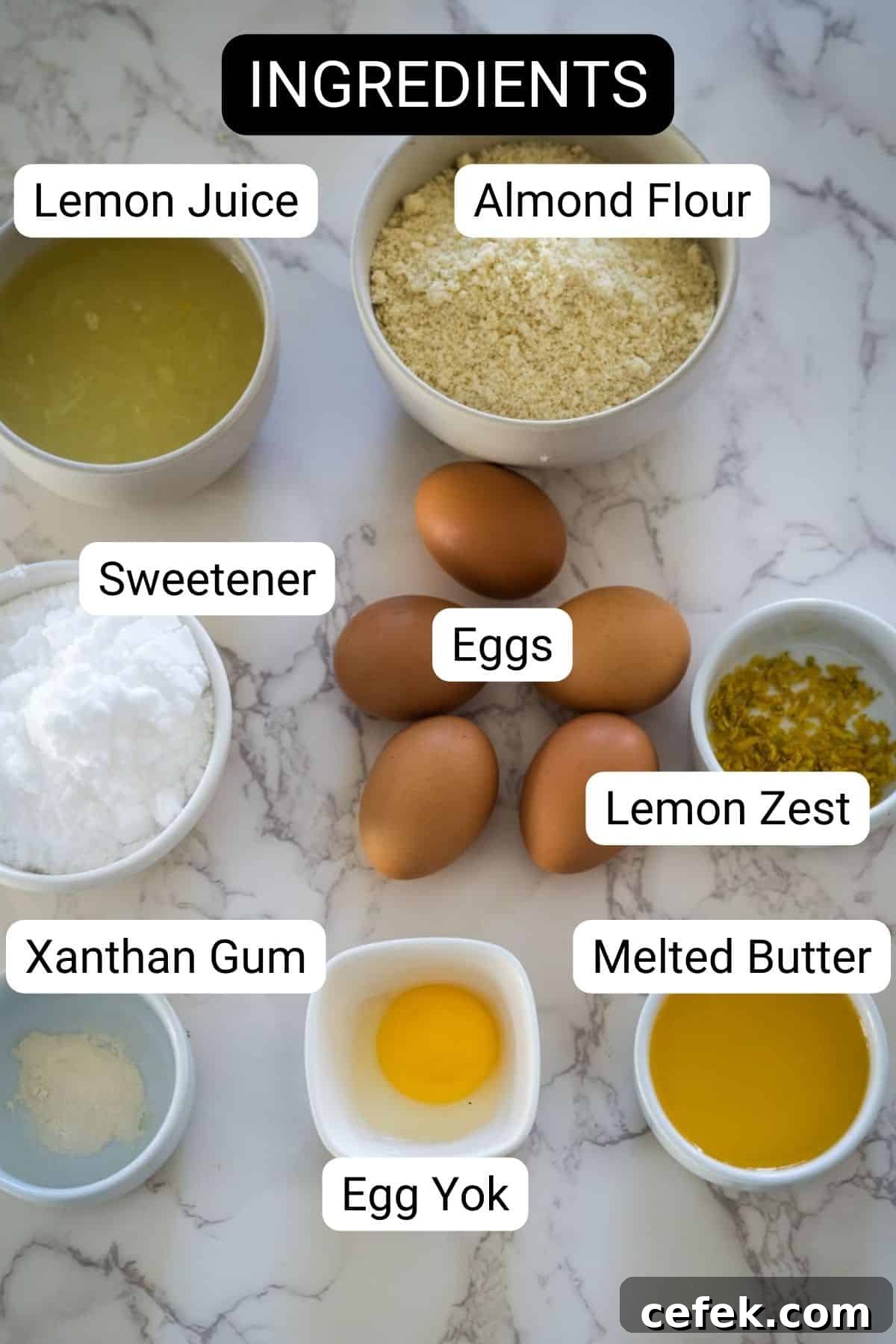 A list of ingredients for a banana bread recipe.