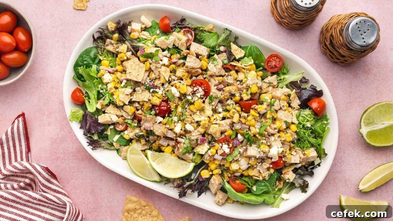 Mexican Street Corn Chicken Salad