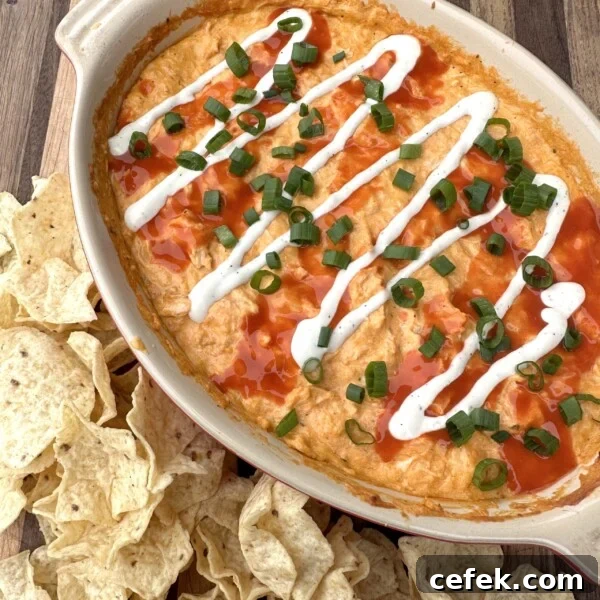 Smoked Buffalo Chicken Dip