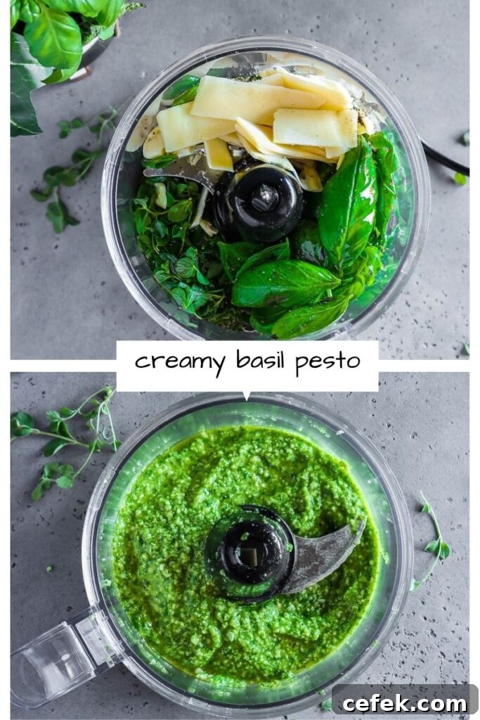 how to make basil pesto
