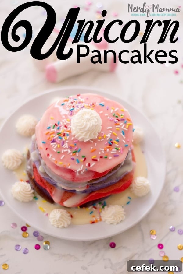Unicorn Pancakes pin