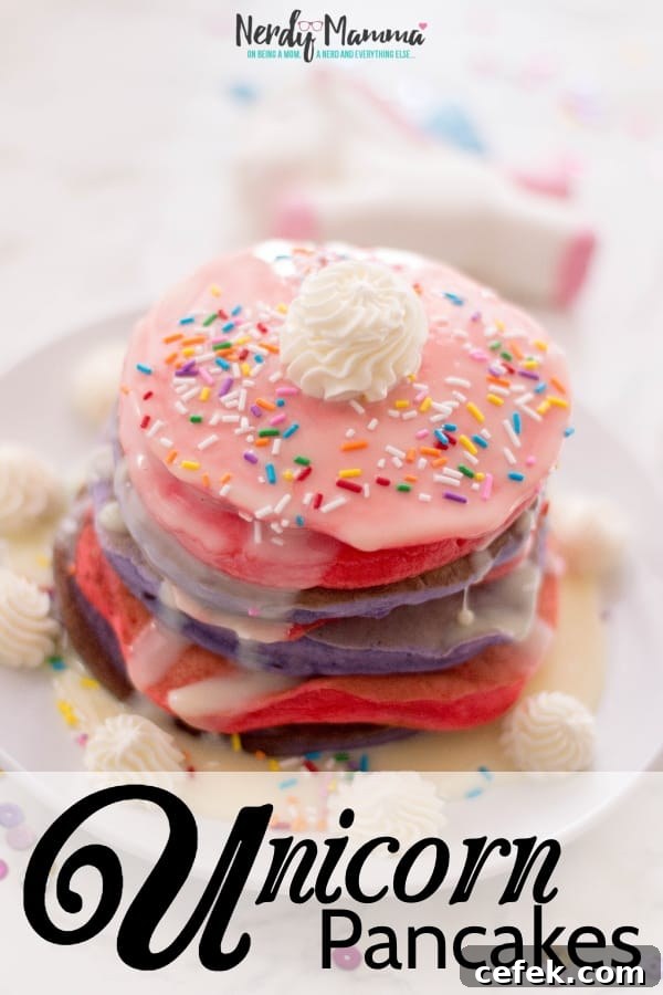 Unicorn Pancakes second pin