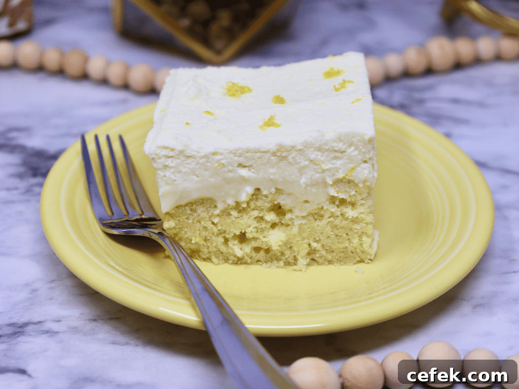 recipe lemon poke cake