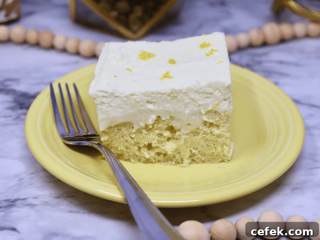 recipe lemon poke cake