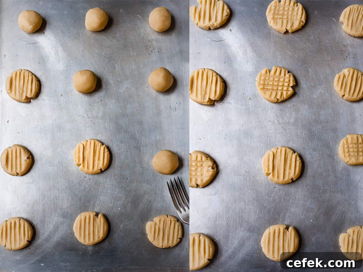 Fork biscuit step