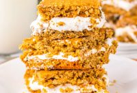Oatmeal Cream Pie Bars Recipe — Chewy, Cream-Filled Dessert Bars