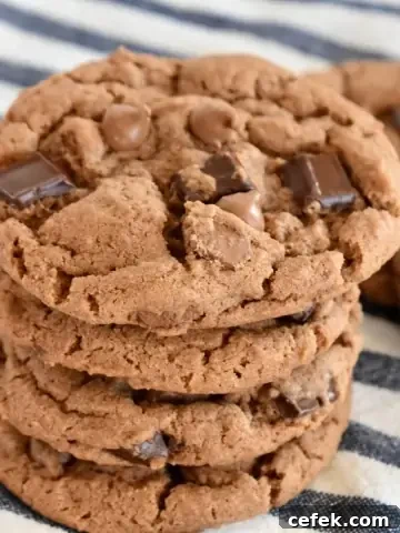 Chocolate Malted Cookies.