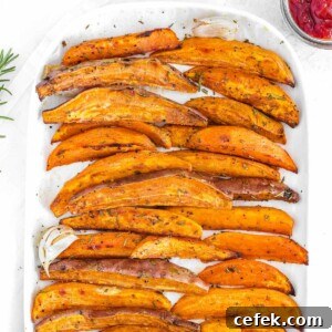 sweet potato wedges