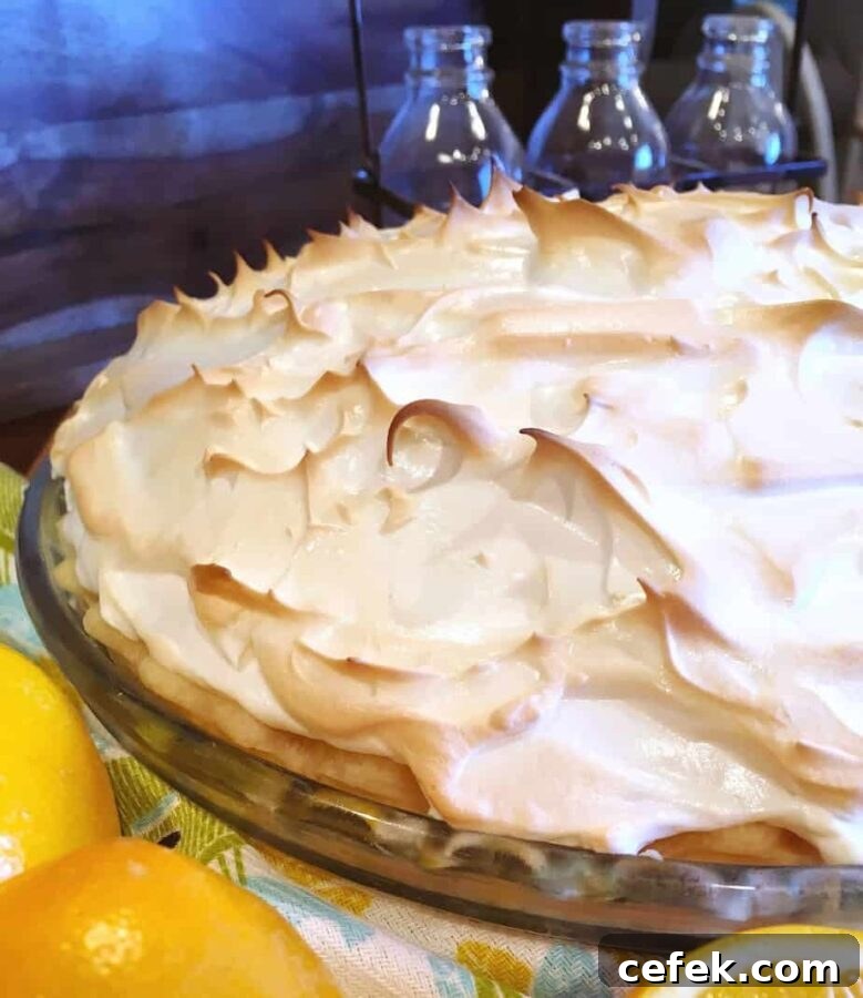 Mile High Lemon Meringue Pie