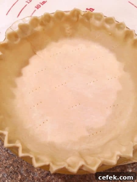 Pie Crust to bake in a pie plate