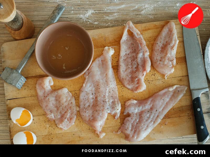 "Butterflying" chicken breast and pounding with a meat mallet prior to cooking is an effective way to ensure that they will cook evenly.