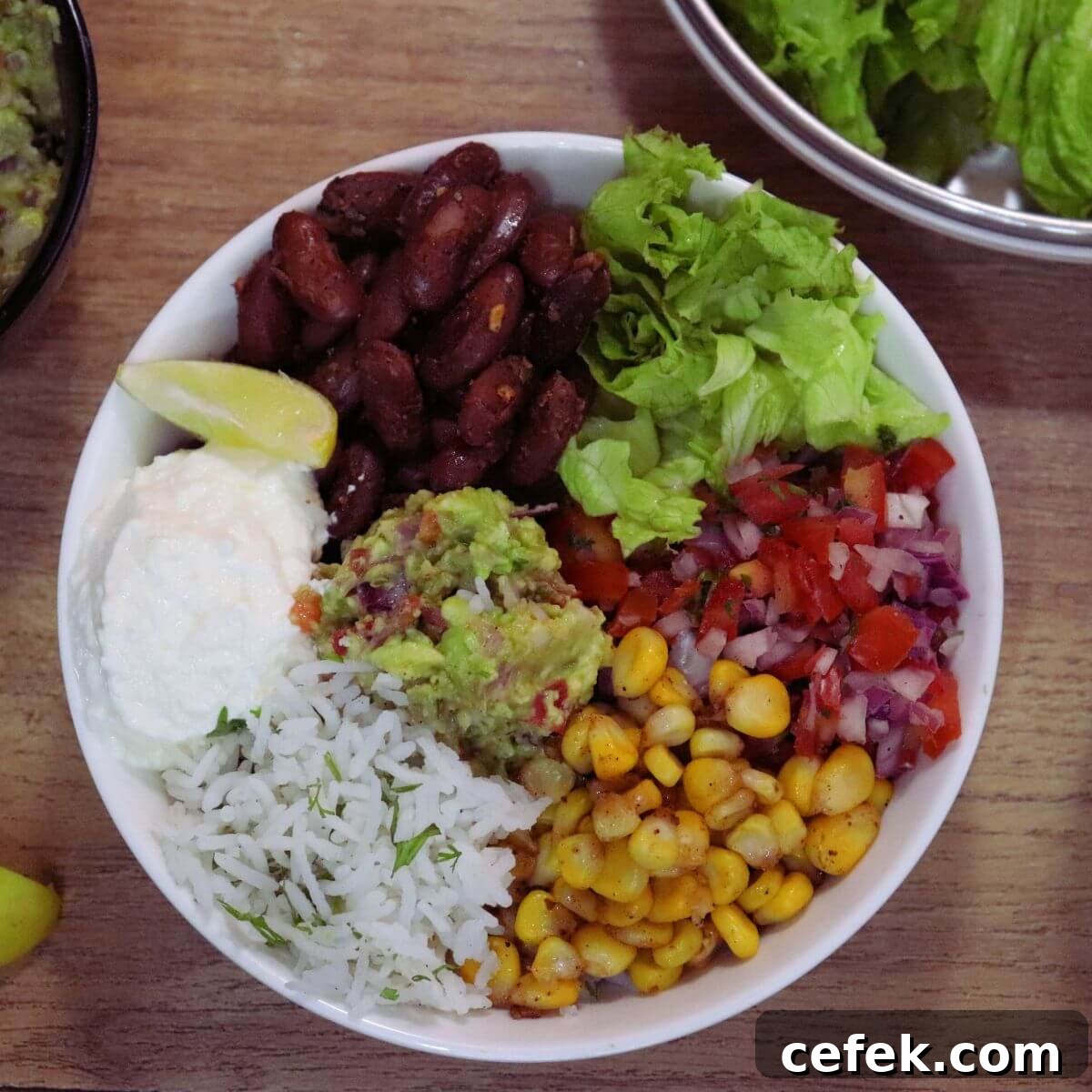vegetarian burrito bowl.