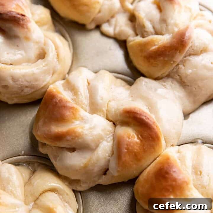 twisty sweet cream cheese muffin bun dessert.