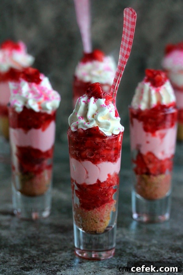 Strawberry Shortcakes Mini Cheesecakes