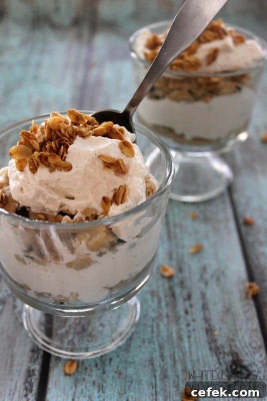 Oatmeal Chocolate Chip Cookie Dough Parfait