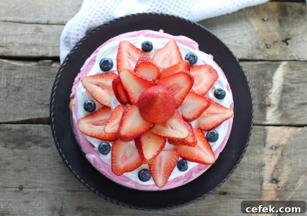 Summer Berry Icebox Cake