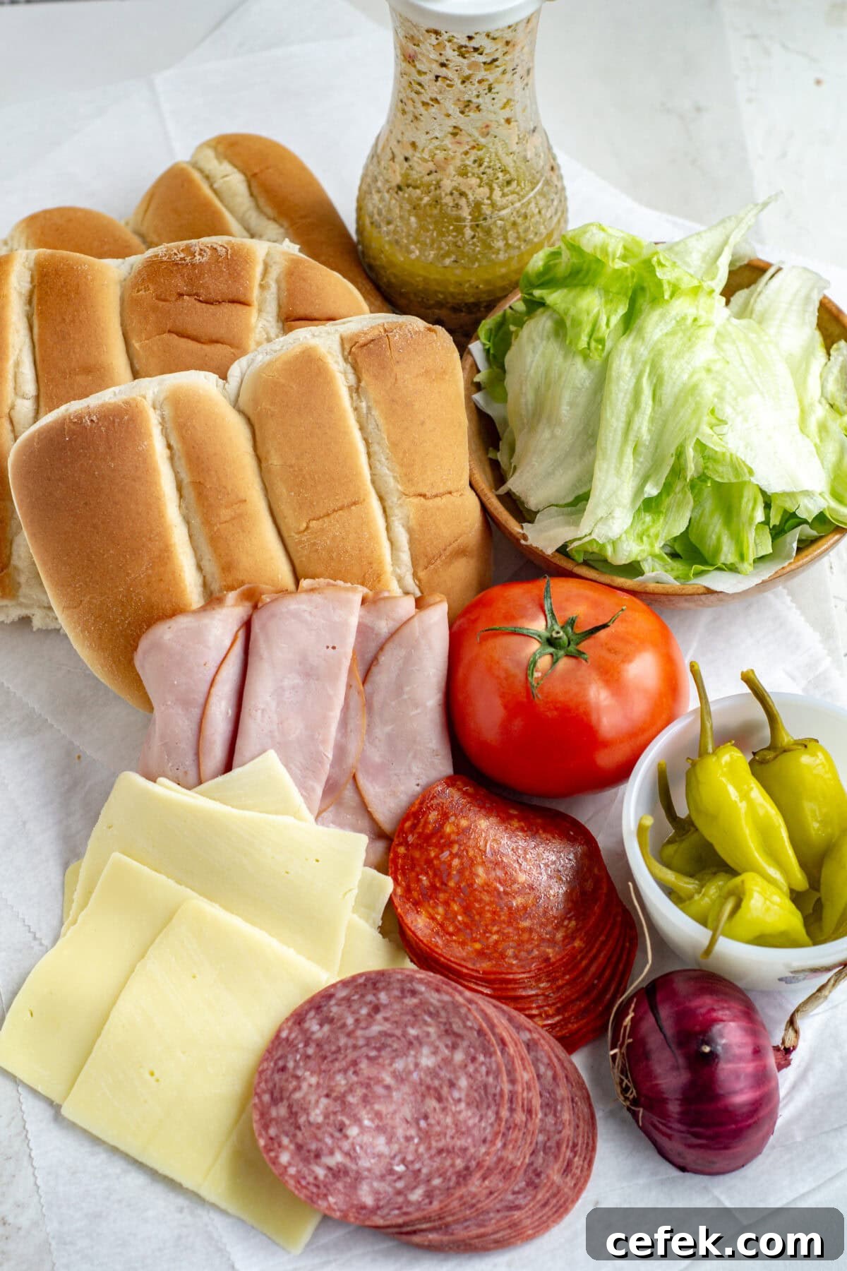 italian sub ingredients