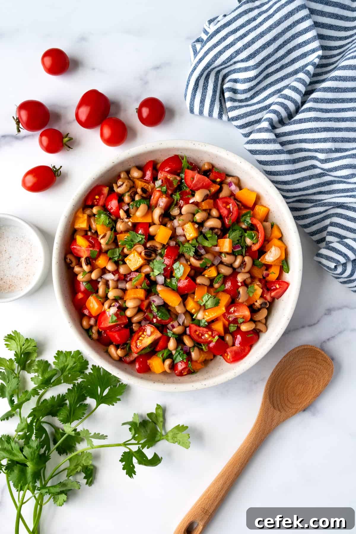 Black Eyed Pea Salad.